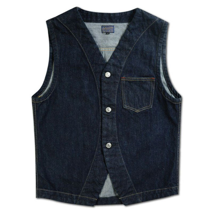DELUXEWARE デラックスウエア ベスト DX30151 ROGUE VEST for DX5015 デニムベスト メンズ アメカジ