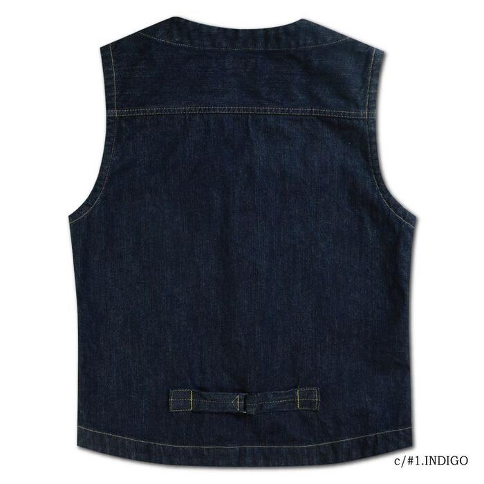 DELUXEWARE デラックスウエア ベスト DX30151 ROGUE VEST for DX5015 デニムベスト メンズ アメカジ