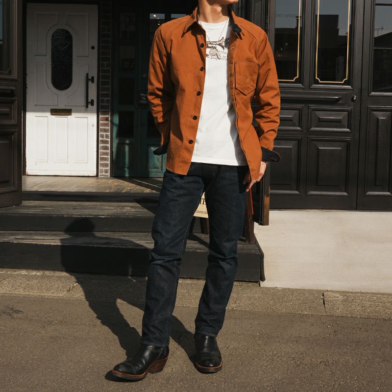 デラックスウエア DELUXEWARE 7641A 40s DUCKSBUCK シャツ ダックキャンバス メンズ