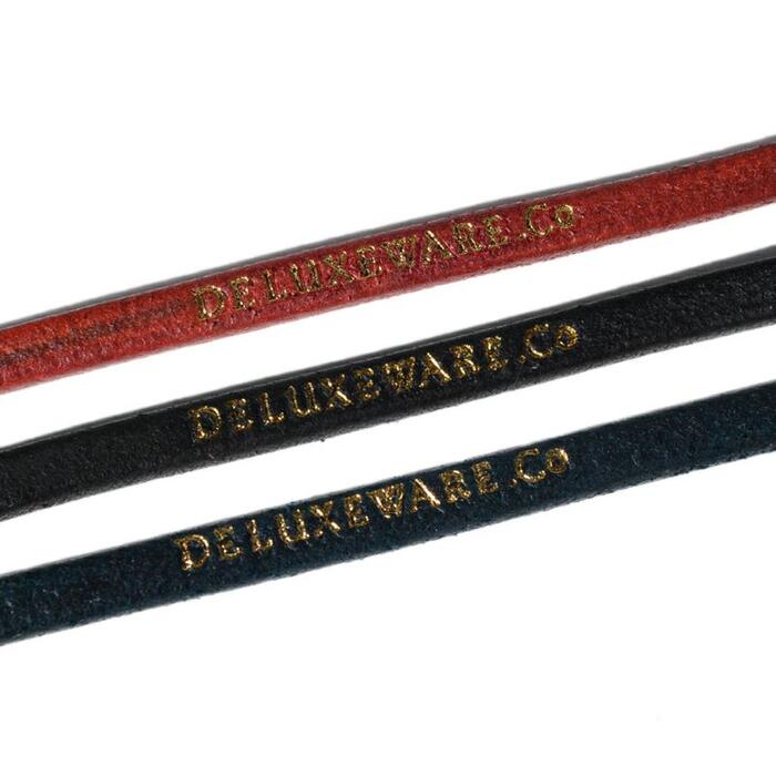 DELUXEWARE デラックスウエア ブレスレット DLE-002 LEATHER BRACELET