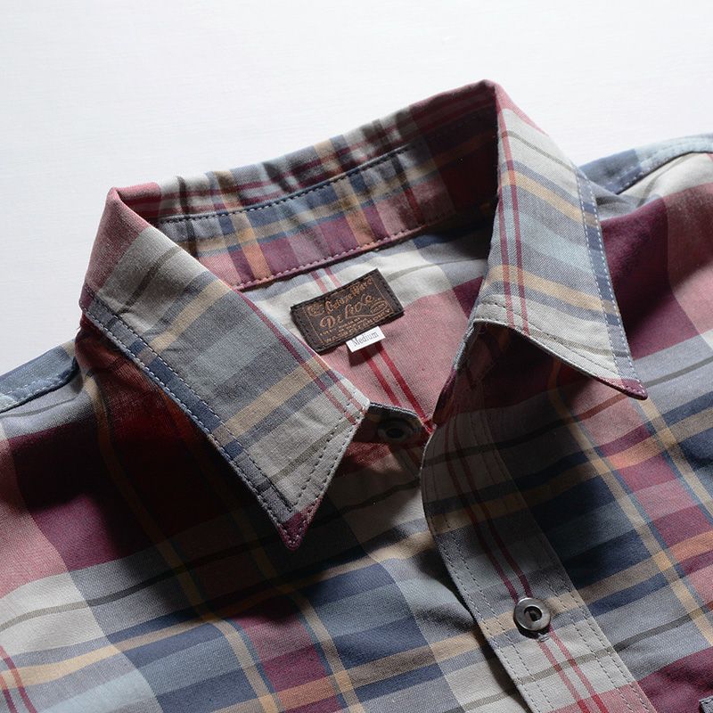DELUXEWARE デラックスウエア シャツ LV-30 MULTI CHECK PATTERN