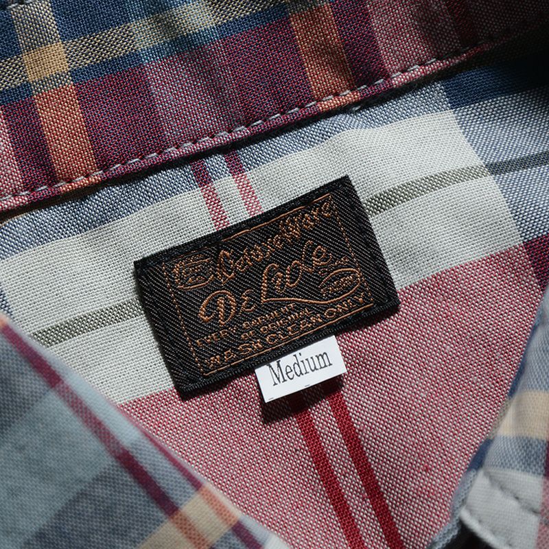 DELUXEWARE デラックスウエア シャツ LV-30 MULTI CHECK PATTERN