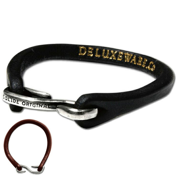 DELUXEWARE デラックスウエア ブレスレット DLE-002 LEATHER BRACELET
