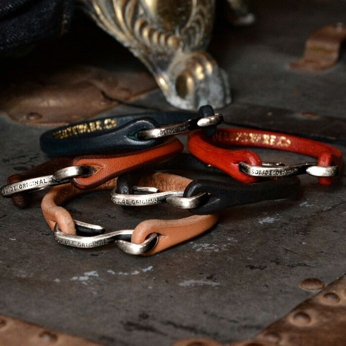 DELUXEWARE デラックスウエア ブレスレット DLE-002 LEATHER BRACELET