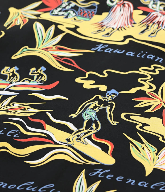 SUN SURF サンサーフ アロハシャツ SS39411 RAYON HAWAIIAN SHIRT “HAWAIIAN HULA”