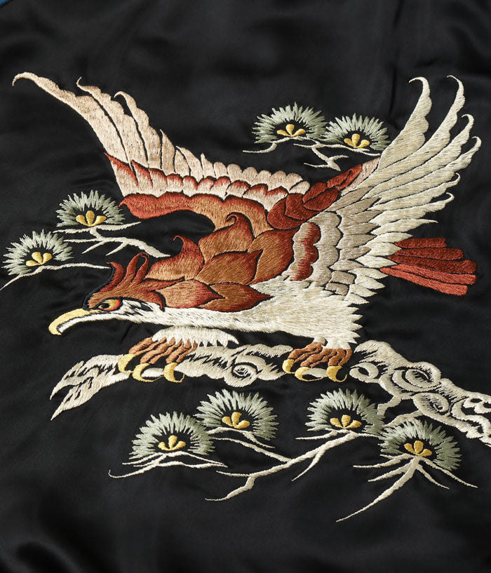 テーラー東洋 スカジャン TT15717-119 Early 1950s Style Rayon Brocade × Acetate Souvenir Jacket TOYO ENTERPRISE 60th Anniversary Special Edition TIGER & DRAGON (BROCADE) × EAGLE