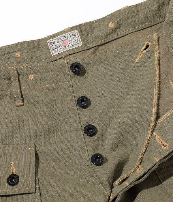 BUZZ RICKSON'S バズリクソンズ パンツ BR42340 U.S. MARINE CORPS HERRINGBONE PANTS
