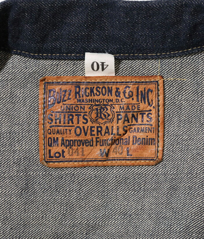 BUZZ RICKSON'S バズリクソンズ ジャケット BR16041T WORLD WAR II DENIM BLOUSE SPLIT T デニムジャケット