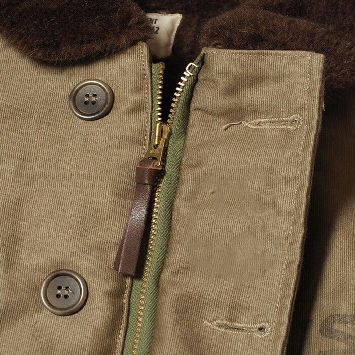 WAREHOUSE ウエアハウス N-1 デッキジャケット Lot 2227 FINAL FORM OF WW2 1945 N-1 WINTER JACKET KHAKI (NXSX 79062) PATTERN A