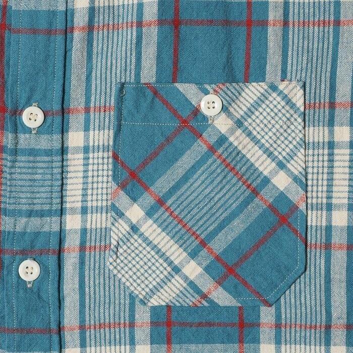 WAREHOUSE ウエアハウス シャツ Lot 3055 LONG SLEEVE CHECK WORK SHIRTS B柄(大チェック)