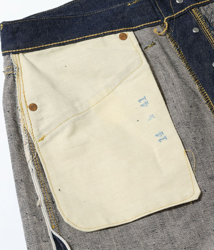 SUGAR CANE デニム ジーンズ SC49001 SUGAR CANE Super “Denim” Collectibles #01 14oz. BLUE DENIM WAIST OVERALLS “S1945” MODEL