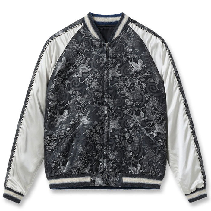 テーラー東洋 スカジャン TT15717-119 Early 1950s Style Rayon Brocade × Acetate Souvenir Jacket TOYO ENTERPRISE 60th Anniversary Special Edition TIGER & DRAGON (BROCADE) × EAGLE