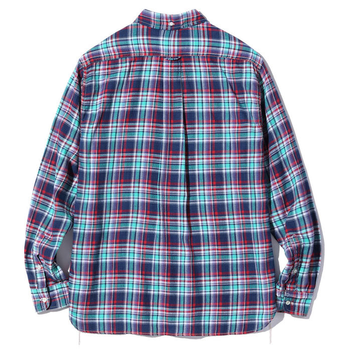SC29256 India Madras Check Button Down Shirt