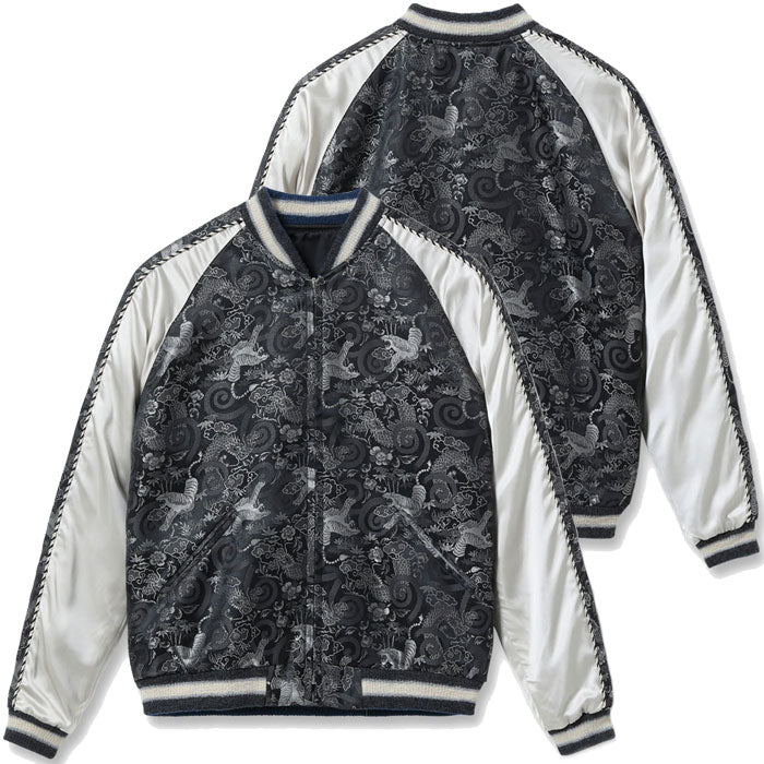 テーラー東洋 スカジャン TT15717-119 Early 1950s Style Rayon Brocade × Acetate Souvenir Jacket TOYO ENTERPRISE 60th Anniversary Special Edition TIGER & DRAGON (BROCADE) × EAGLE