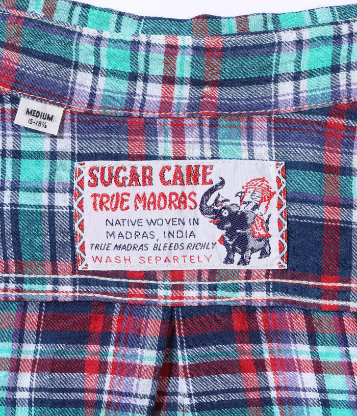 SC29256 India Madras Check Button Down Shirt