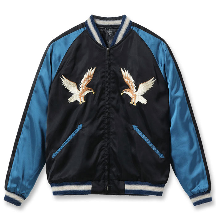 テーラー東洋 スカジャン TT15717-119 Early 1950s Style Rayon Brocade × Acetate Souvenir Jacket TOYO ENTERPRISE 60th Anniversary Special Edition TIGER & DRAGON (BROCADE) × EAGLE