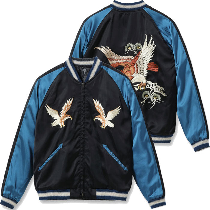 テーラー東洋 スカジャン TT15717-119 Early 1950s Style Rayon Brocade × Acetate Souvenir Jacket TOYO ENTERPRISE 60th Anniversary Special Edition TIGER & DRAGON (BROCADE) × EAGLE