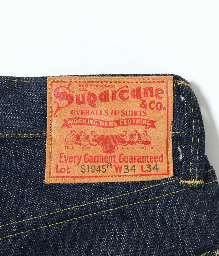 SUGAR CANE デニム ジーンズ SC49001 SUGAR CANE Super “Denim” Collectibles #01 14oz. BLUE DENIM WAIST OVERALLS “S1945” MODEL