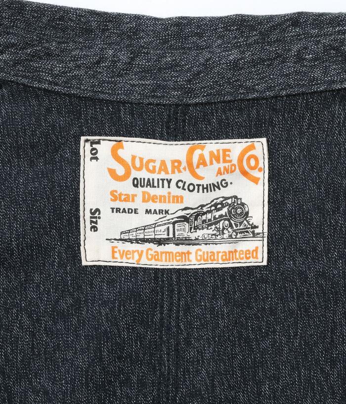 SUGAR CANE シュガーケーン ジャケット SC15659 9oz. BLACK COVERT WORK COAT ブラックコバートワークコート カバーオール
