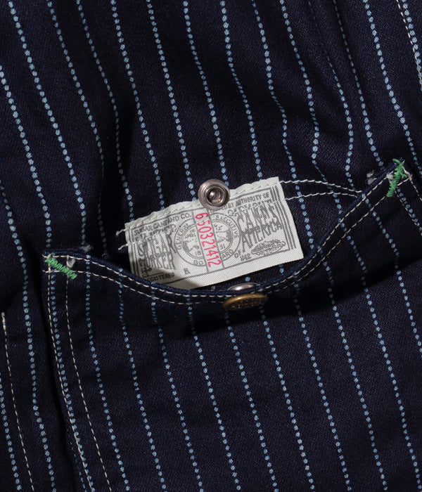 シュガーケーン SUGAR CANE ワークコート SC14372 9oz. WABASH STRIPE WORK COAT