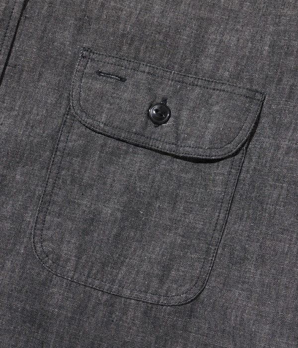 シュガーケーン SUGAR CANE シャツ SC29159 BLACK CHAMBRAY WORK SHIRT (LONG SLEEVE)