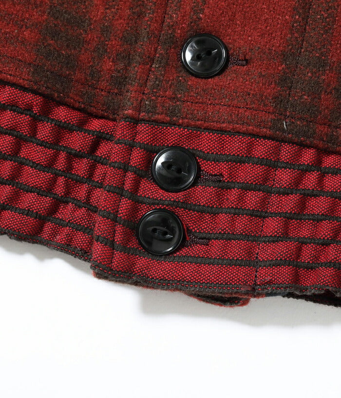 バズリクソンズ BUZZ RICKSON'S ジャケット BR15752 JACKET WOOL RED PLAID CIVILIAN CONSERVATION CORPS “BUZZ RICKSON MFG. CO.”