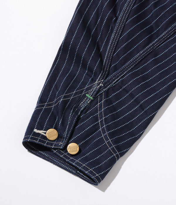 シュガーケーン SUGAR CANE ワークコート SC14372 9oz. WABASH STRIPE WORK COAT