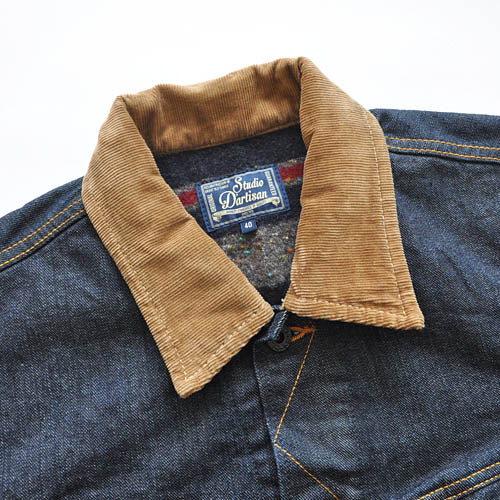 ダルチザン STUDIO D'ARTISAN ブランケット ジャケット デニム メンズ D4187 M-XL