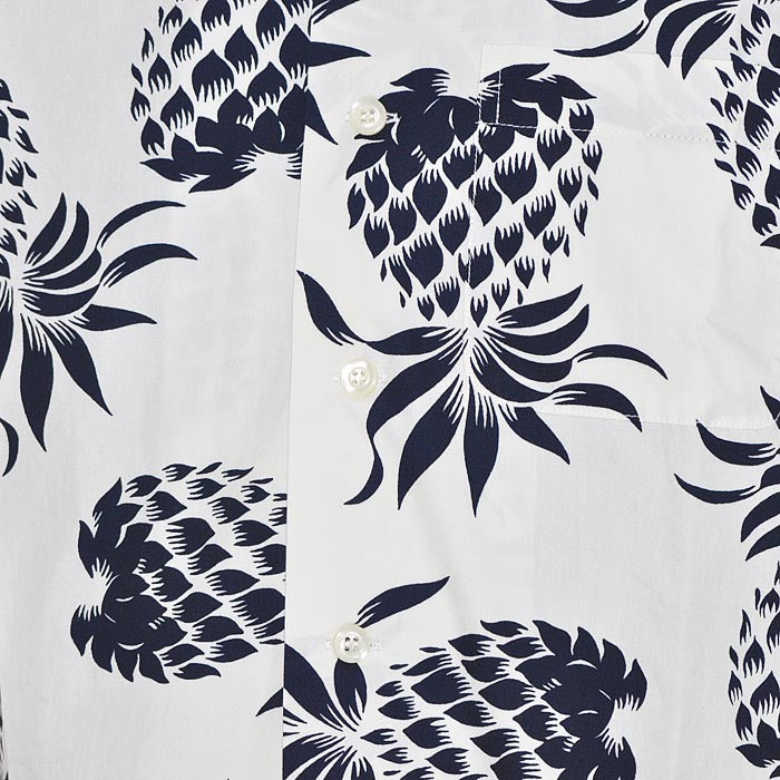 DUKE KAHANAMOKU デュークカハナモク アロハシャツ DUKE'S PINEAPPLE COTTON OPEN SHIRT パイナップル柄 DK37811