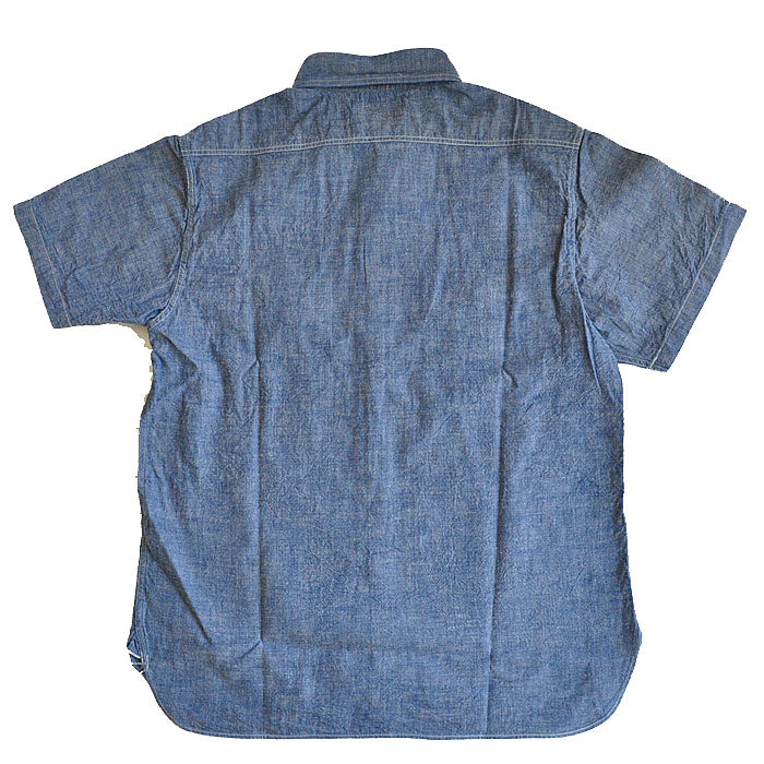 BUZZ RICKSON'S バズリクソンズ Blue Chambray S/S Work Shirt BR35856