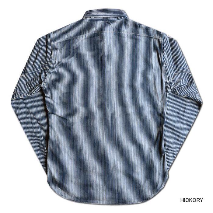 DELUXEWARE デラックスウエア シャツ HV-01 HICKORY NEL SHIRT ヒッコリー ネルシャツ