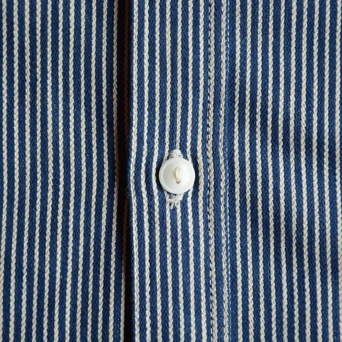 DELUXEWARE デラックスウエア シャツ HV-01 HICKORY NEL SHIRT ヒッコリー ネルシャツ