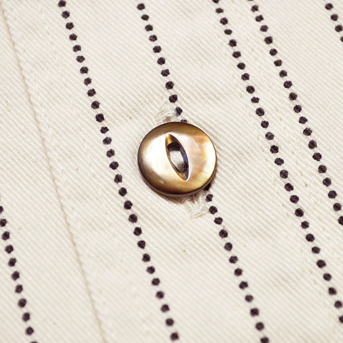 SC37275 FictionI Romance 8.5oz. White Wabash Stripe Work Shirt