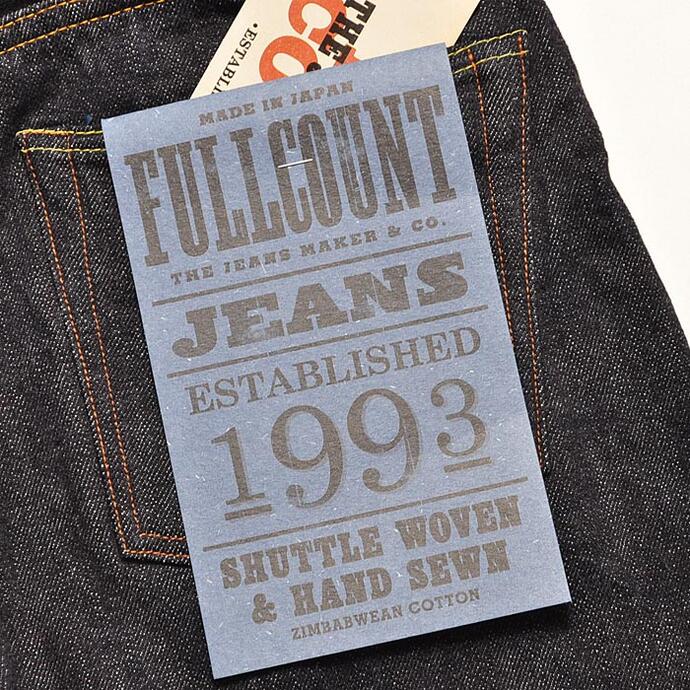 FULLCOUNT フルカウント ジーンズ デニム 1109XX Slim Denim Heavy Oz スリムヘビーオンス