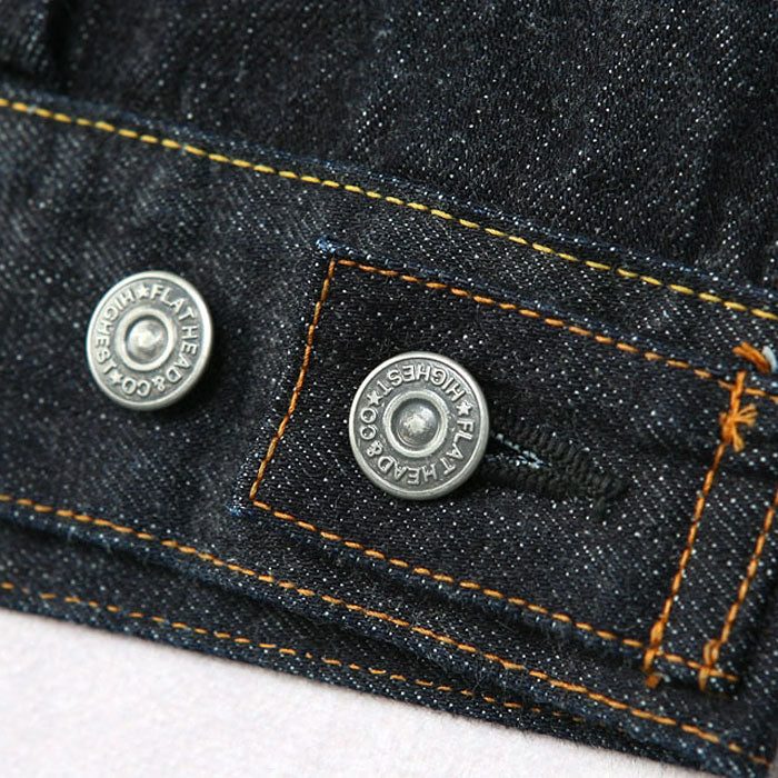 フラットヘッド THE FLAT HEAD Gジャン デニムジャケット FN-OJ-D002 DENIM 50's インディゴ メンズ アメカジ