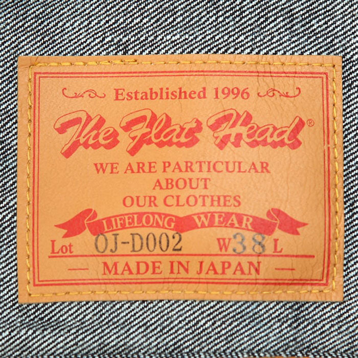 フラットヘッド THE FLAT HEAD Gジャン デニムジャケット FN-OJ-D002 DENIM 50's インディゴ メンズ アメカジ