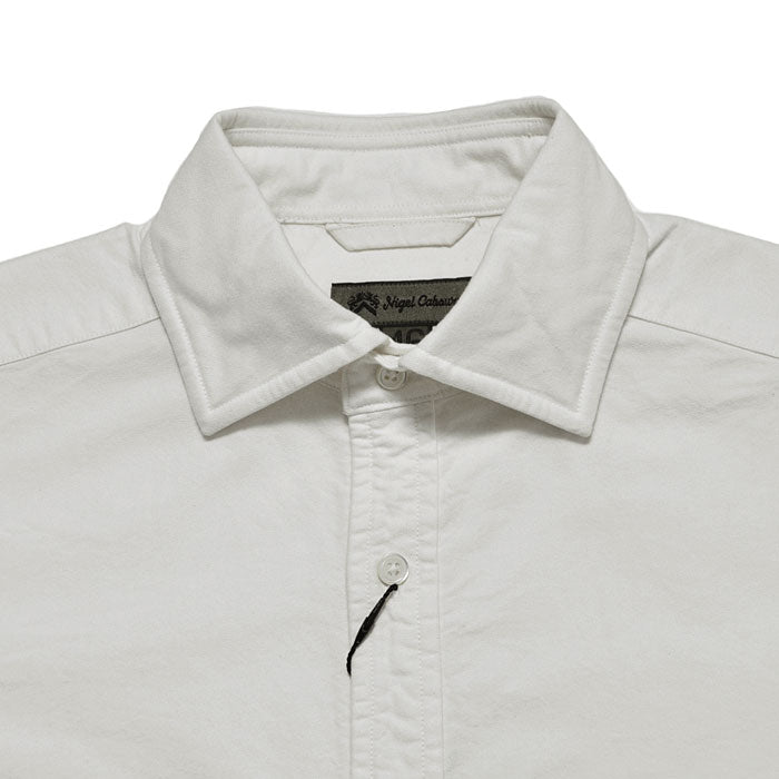 NIGEL CABOURN ナイジェルケーボン シャツ ブリティッシュオフィサーズシャツ BRITISH OFFICERS SHIRT VINTAGE OXFORD オックスフォード