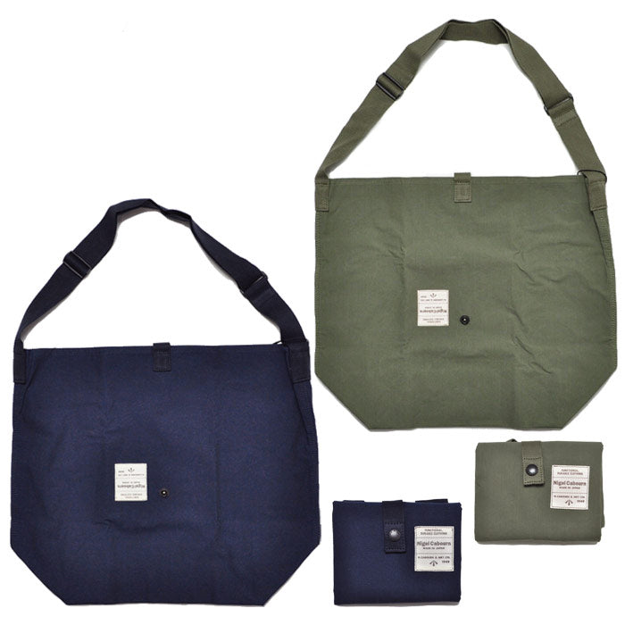 Nigel Cabourn ナイジェルケーボン バッグ マルチバッグ コットンナイロン ウェザークロス MULTI BAG - C/N WEATHER グリーン ネイビー 80500061004 メンズ