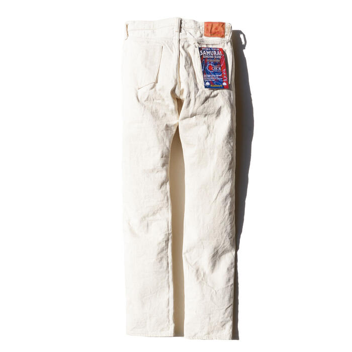SAMURAI JEANS サムライジーンズ デニム S710SC-KI サムライコットンキナリシリーズ 白 30-36 ジーンズ メンズ