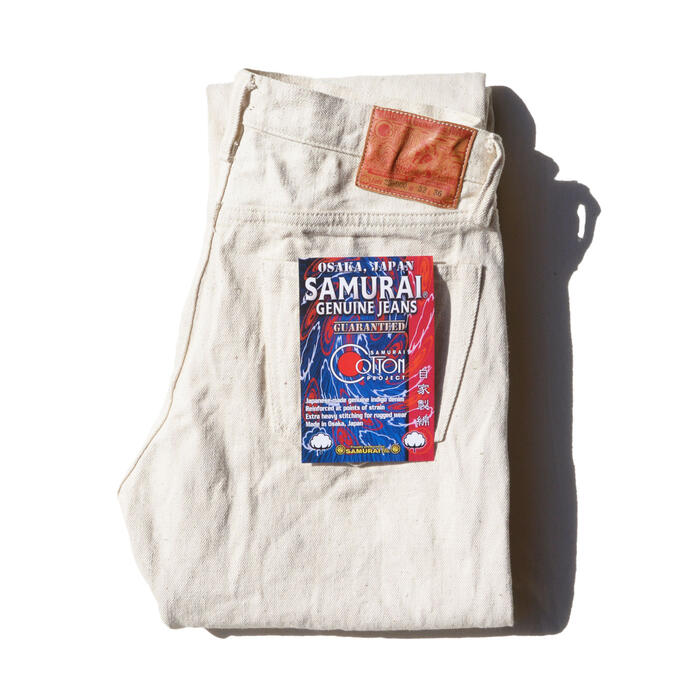 SAMURAI JEANS サムライジーンズ デニム S710SC-KI サムライコットンキナリシリーズ 白 30-36 ジーンズ メンズ