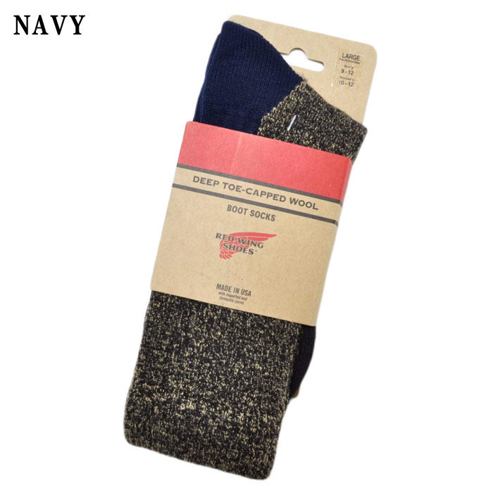 REDWING レッドウイング 靴下 Deep Toe-Capped Wool Socks ディープトゥキャップド ウールソックス