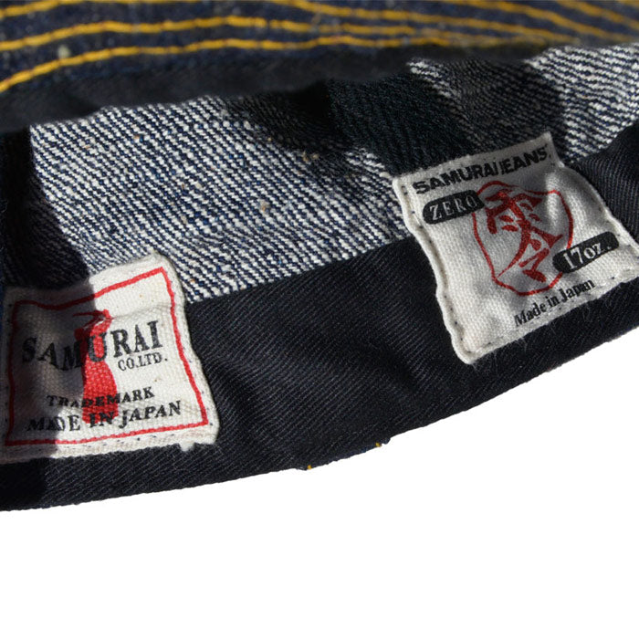 サムライジーンズ SAMURAI JEANS キャップ 帽子 SJ201WC-5000VX17oz 17ozデニムワークキャップ アメカジ