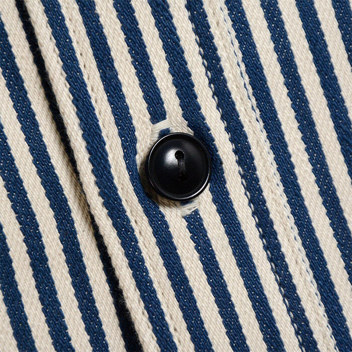DELUXEWARE デラックスウエア シャツ HV-01 HICKORY NEL SHIRT ヒッコリー ネルシャツ