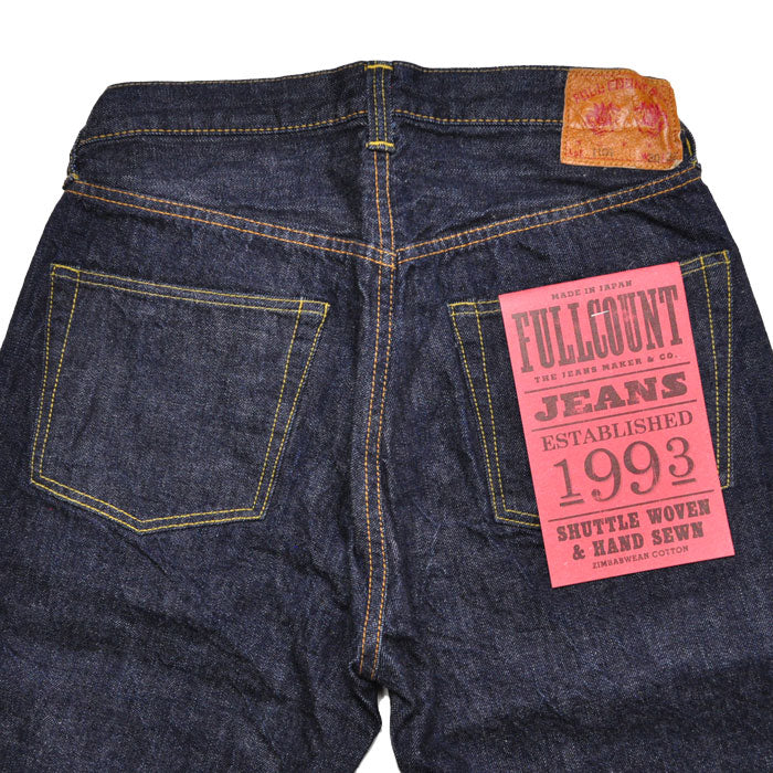 FULLCOUNT フルカウント ジーンズ デニム 1101W Straight Denim (One Wash) 13.7oz メンズ アメカジ