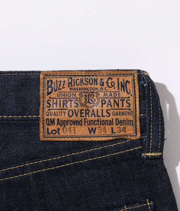 BUZZ RICKSON'S バズリクソンズ パンツ デニム WORLD WAR II WAIST OVERALLS BR43041 ジーンズ アメカジ
