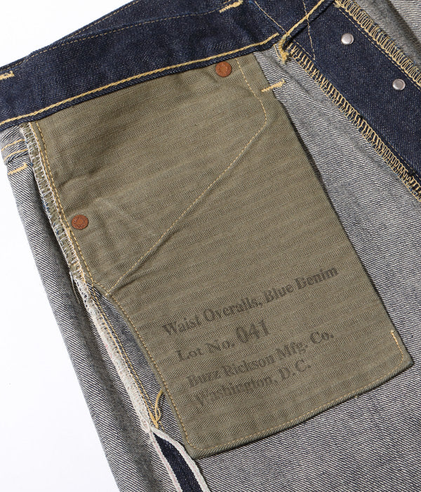BUZZ RICKSON'S バズリクソンズ パンツ デニム WORLD WAR II WAIST OVERALLS BR43041 ジーンズ アメカジ