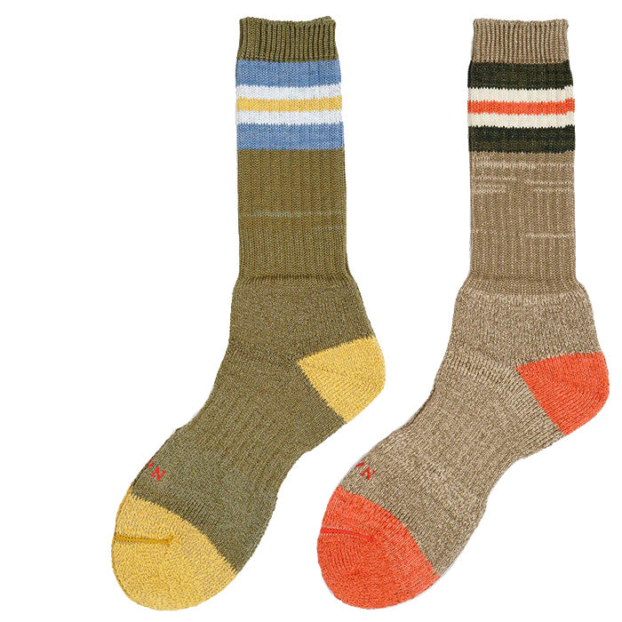 ナイジェルケーボン 靴下 BORDER SOCKS ボーダーソックス