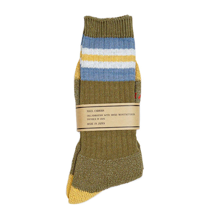 ナイジェルケーボン 靴下 BORDER SOCKS ボーダーソックス
