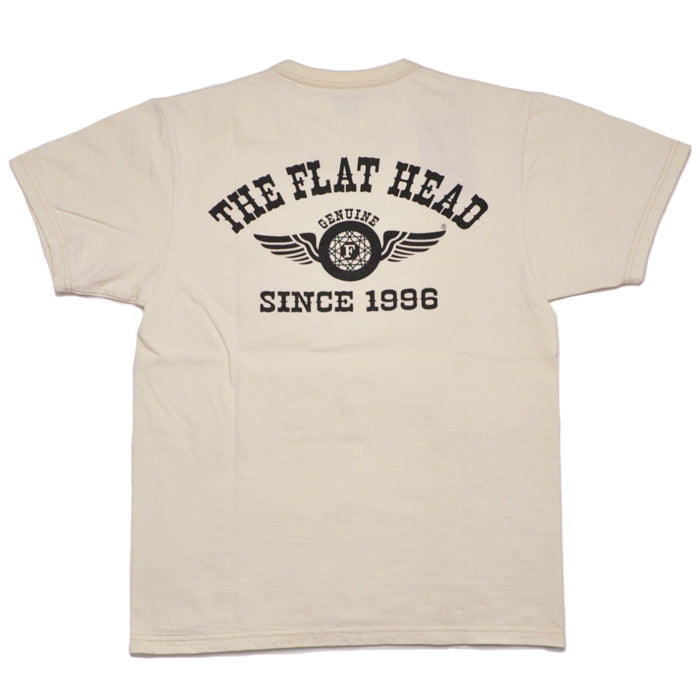 THE FLAT HEAD フラットヘッド Tシャツ FN-THC-202 FLYING WHEEL