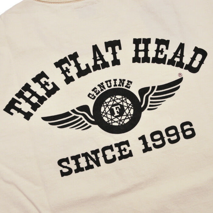 THE FLAT HEAD フラットヘッド Tシャツ FN-THC-202 FLYING WHEEL
